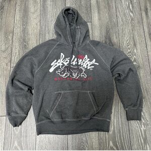 Y2K Ecko Unlimited Charcoal Hoodie with Graphic Print